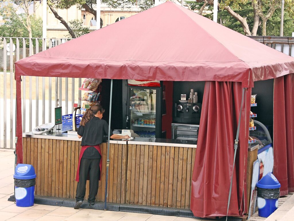 ice cream kiosk