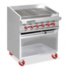 Commercial Charbroiler, Gas, Floor Model - American Range
