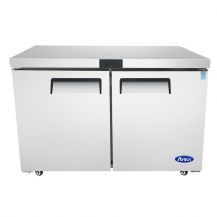 Undercounter Refrigerator, Atosa USA MGF8402GR, Two Solid Door