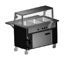 Food Serving Counter, Delfield, Electric Hot Food Serving Counter - Chef's Deal