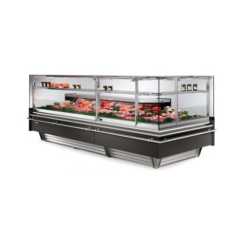 Meat Deli Display Case, Infrico USA IDC-VBC90AARSCP 73inc - Chef's Deal