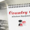 country club kitchen equipment list