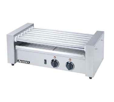 Adcraft RG-07 Hot Dog Roller Grill, 7 Roller 18 Hot Dog- Chef's Deal