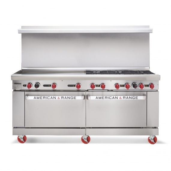 American Range AR-24G-8B-DSB, Gas 72-Inch Restaurant Range