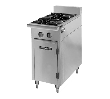 American Range HD11-2-M, 12-Inch Gas, Heavy Duty Range