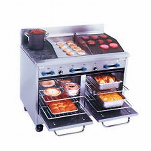 Comstock-Castle F3218-12-2RB, 48-Inch Gas Restaurant Range