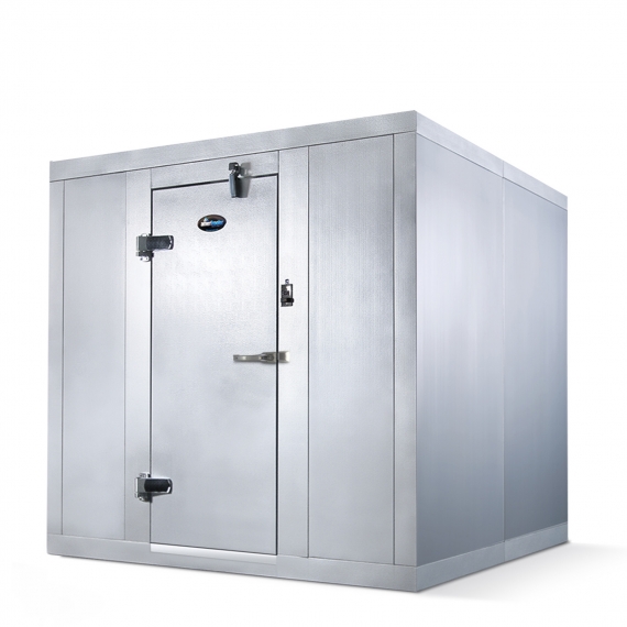 AmeriKooler QC061077**FBRC 6' X 10' Quick Ship Indoor Walk-In Cooler with Floor, Remote
