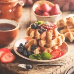 Homemade Belgian Waffle