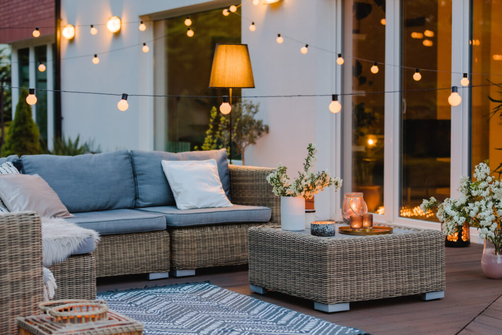 commercial patio sofa and coffe table-Chef's Deal
