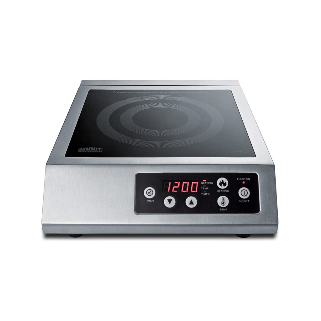 Summit SINCCOM1 Single Burner Portable Induction Cook Top, Glass Surface- Mobile Kitchen Equipment - Chef's Deal