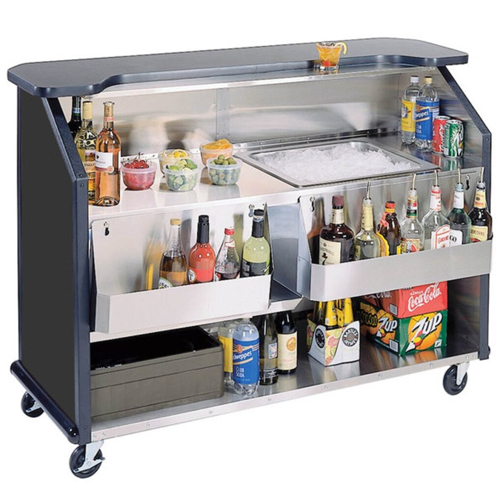 Lakeside 887 63" Portable Bar - Mobile Kitchen Equipment - Chef's Deal
