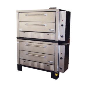 Peerless CW62PSC 56" Gas Pizza Deck Oven, Four Deck - Restaurant Pizza Ovens - Chef's Deal