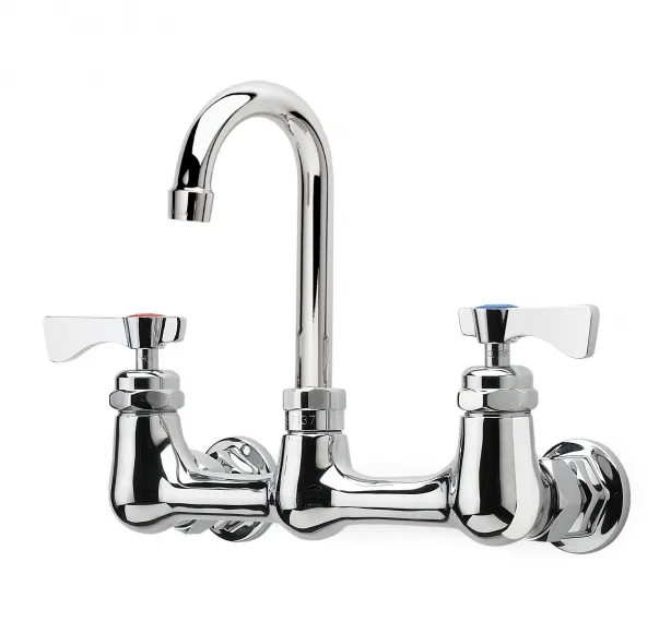 Krowne 14-802L Wall Mount Commercial Kitchen Faucet - An All-Inclusive Guide to Buying Commercial Kitchen Faucets - Chef's deal