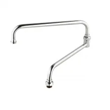 T&S Brass 116X Double-Jointed Faucet Spout - An All-Inclusive Guide to Buying Commercial Kitchen Faucets - Chef's deal