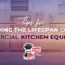 extending commercial kitchen equipment lifespan