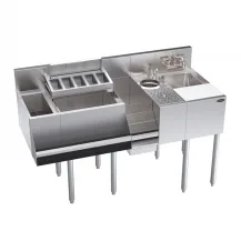Krowne KR24-MX54 54inc Blender Station Underbar Ice Bin-Cocktail Station