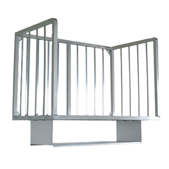 John Boos ALMBR-5W-X Aluminum Boat Rack