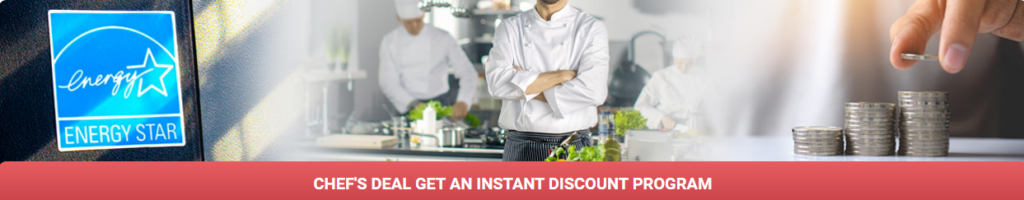 Chef's Deal instant rebate program