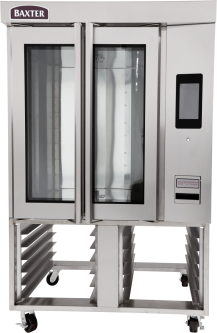 Baxter OV320G Single Deck Full Size Gas Convection Oven with (8) Pans, Touch Screen