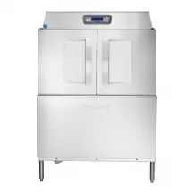 Hobart CL44EN-BAS+BUILDUP 44" Conveyor Dishwasher - 200 Racks/Hr-High/Low Temp