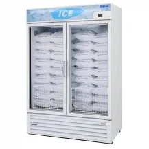 Turbo Air TGIM-49W-N 54" Two Section Ice Merchandiser, 39.88 cu. ft.