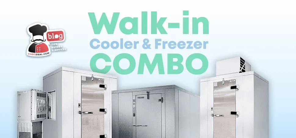 Walk-in Cooler and Freezer Combo with Condensers Above and Side Mounted