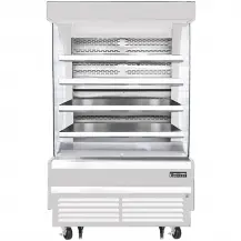 Everest EOMV-48-W-35-T 48" Vertical Mobile Open Air Merchandiser