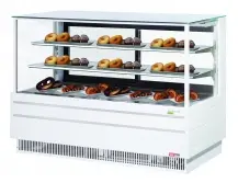 Turbo Air TCGB-72UF-DR-W(B) Non-Refrigerated Bakery Display Case