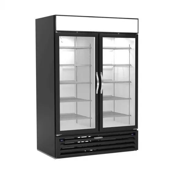 Beverage Air MMRR49HC-1-A-BW-WINE 52" Glass Door Wine Merchandiser, Dual Temperature, 100 Bottles