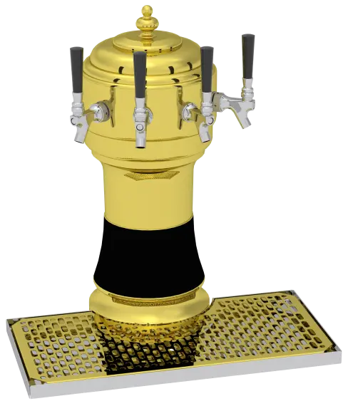 Glastender ZT-4-PBR Draft Beer and Wine Dispensing Tower