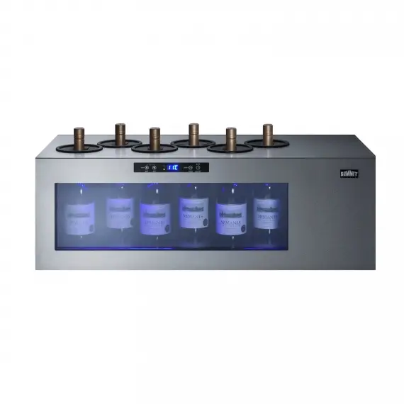Summit STC6 36" Glass Door Countertop Wine Refrigerator