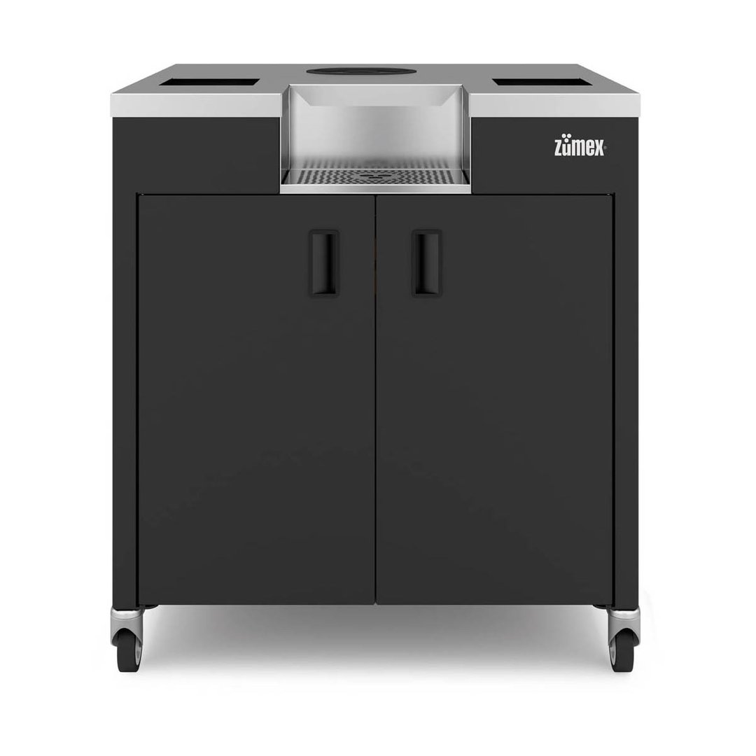 Zumex 09945 SPEED UP ALL-IN-ONE SLIM BLACK, Floor Model / 40 Oranges per Min - S.Steel