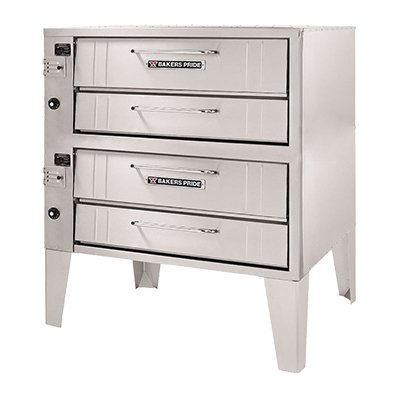 Bakers Pride 152 48" Gas Pizza Deck Oven, Double Deck