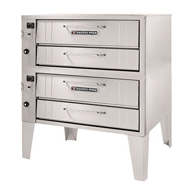 Bakers Pride 252 48" Double Deck Gas Pizza Oven 