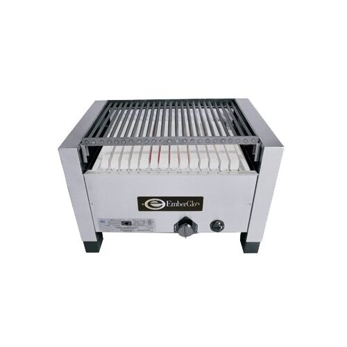 EmberGlo 25C-LP 26" Countertop LP Gas Radiant Charbroiler w/ (4) Burners, 39.600 BTU
