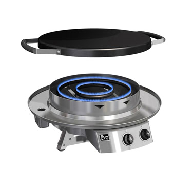 Evo America (Middleby) 10-0020-LP Gas Round Griddle / Fry Top