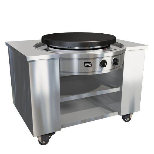 Evo America (Middleby) 10-0070-DCS-LP Gas Round Griddle / Fry Top