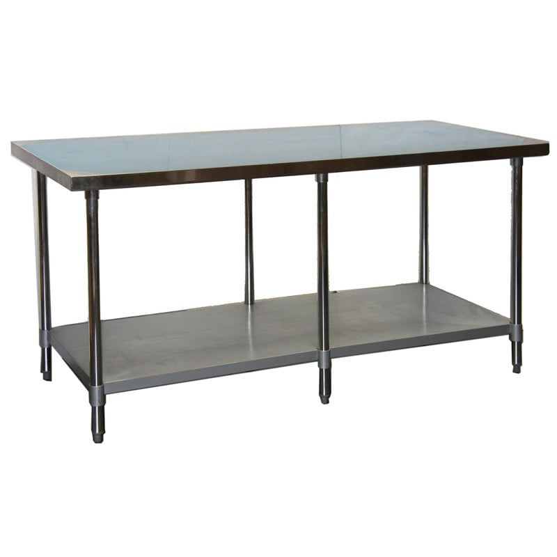 GSW USA WT-EE3084 Stainless Steel Top " 73" - 84" Work Table