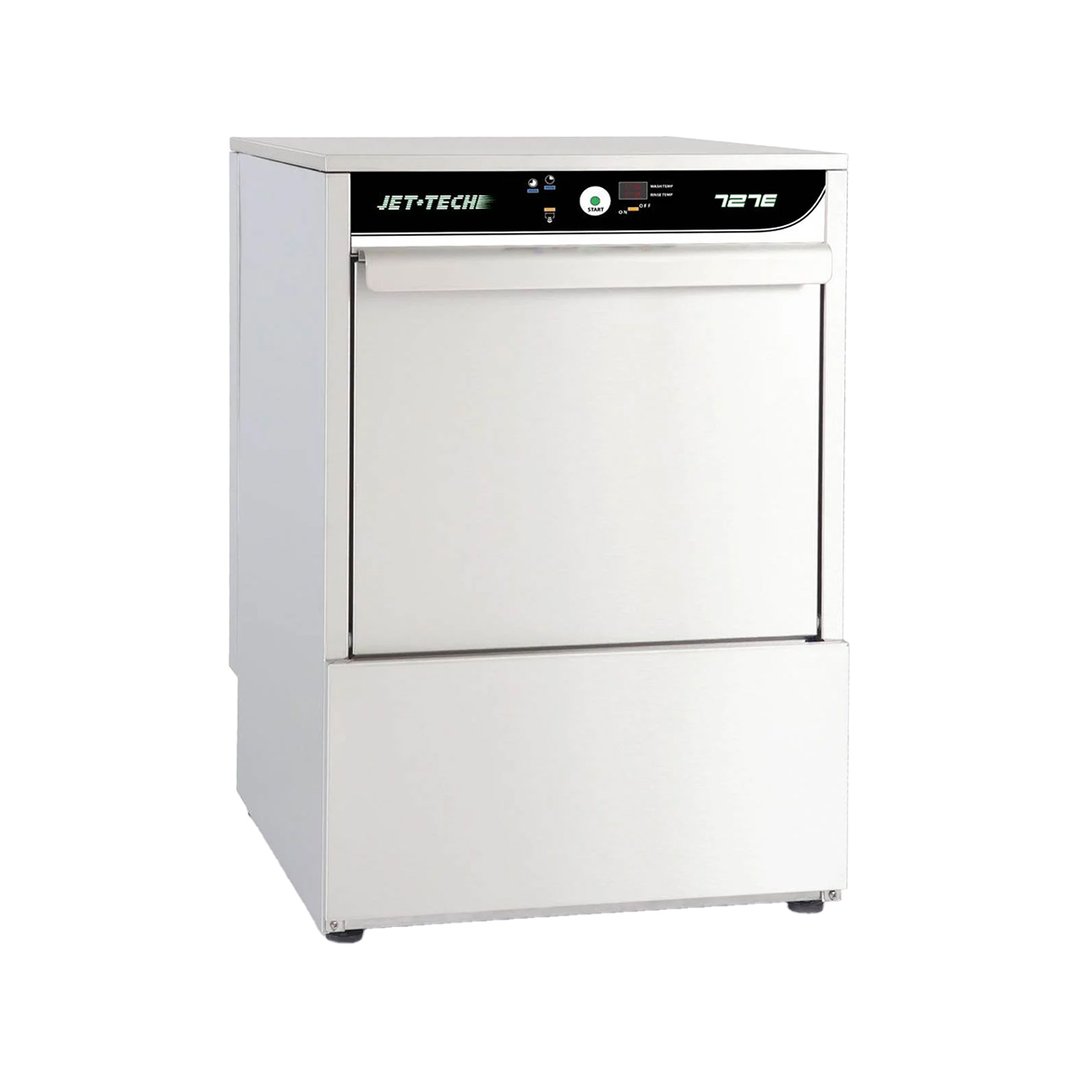 Jet-Tech 727-E 20" Door Type Undercounter Glasswasher, High Temp - 1080 Glass/Hr - 208V (3 Cycle)