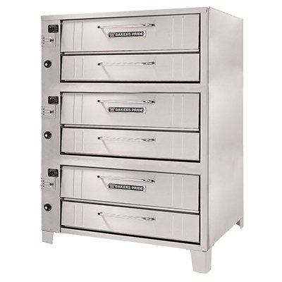Bakers Pride 3153 57" Triple Deck Gas Pizza Oven 