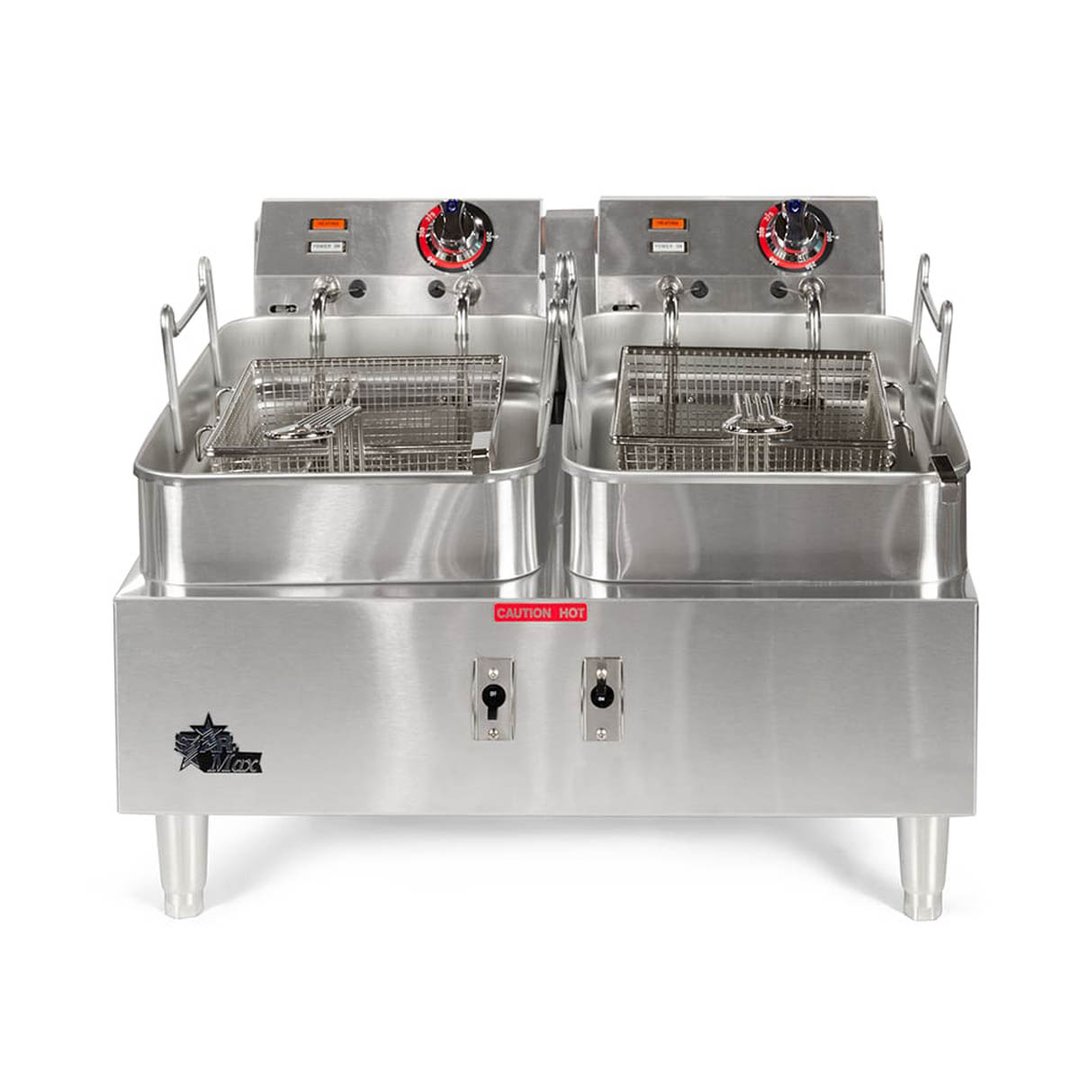Star 530TF Star-Max Electric Countertop Fryer, 30 lb Oil Capacity