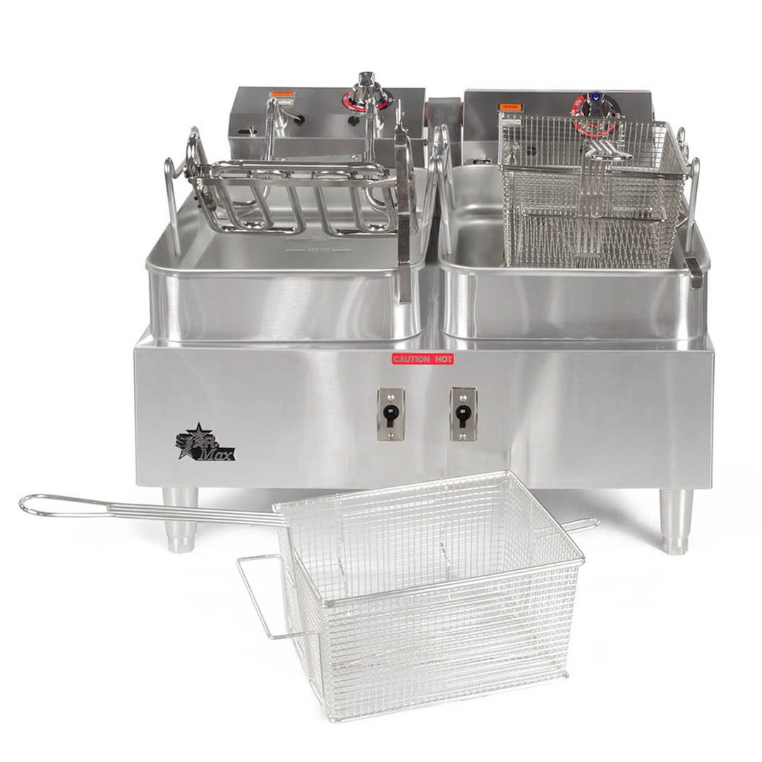 Star 530TF Star-Max Electric Countertop Fryer, 30 lb Oil Capacity