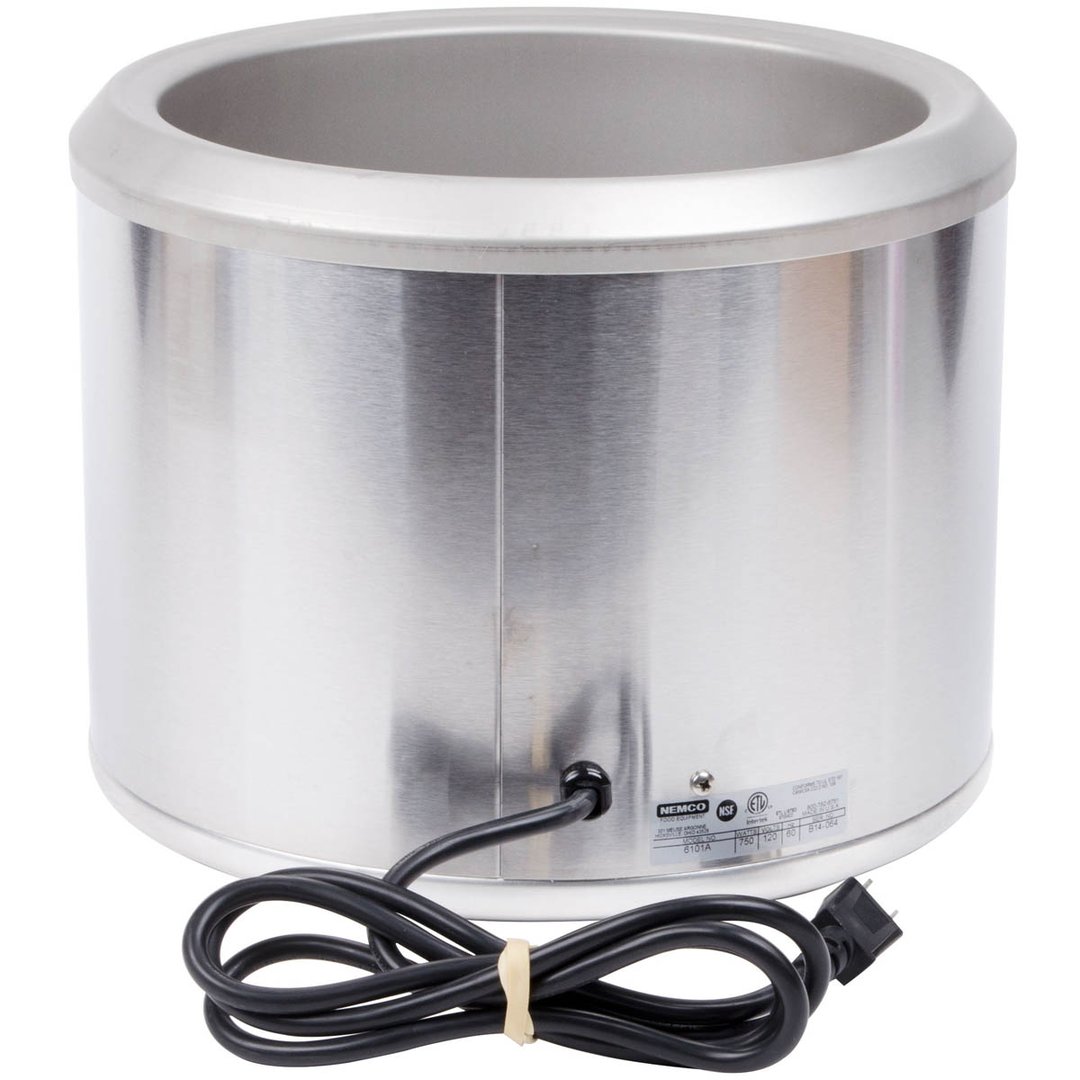 Nemco 6101A-ICL Countertop Food Pan Warmer w/ 11-Qt. Capacity, Adjustable Thermostat, Inset