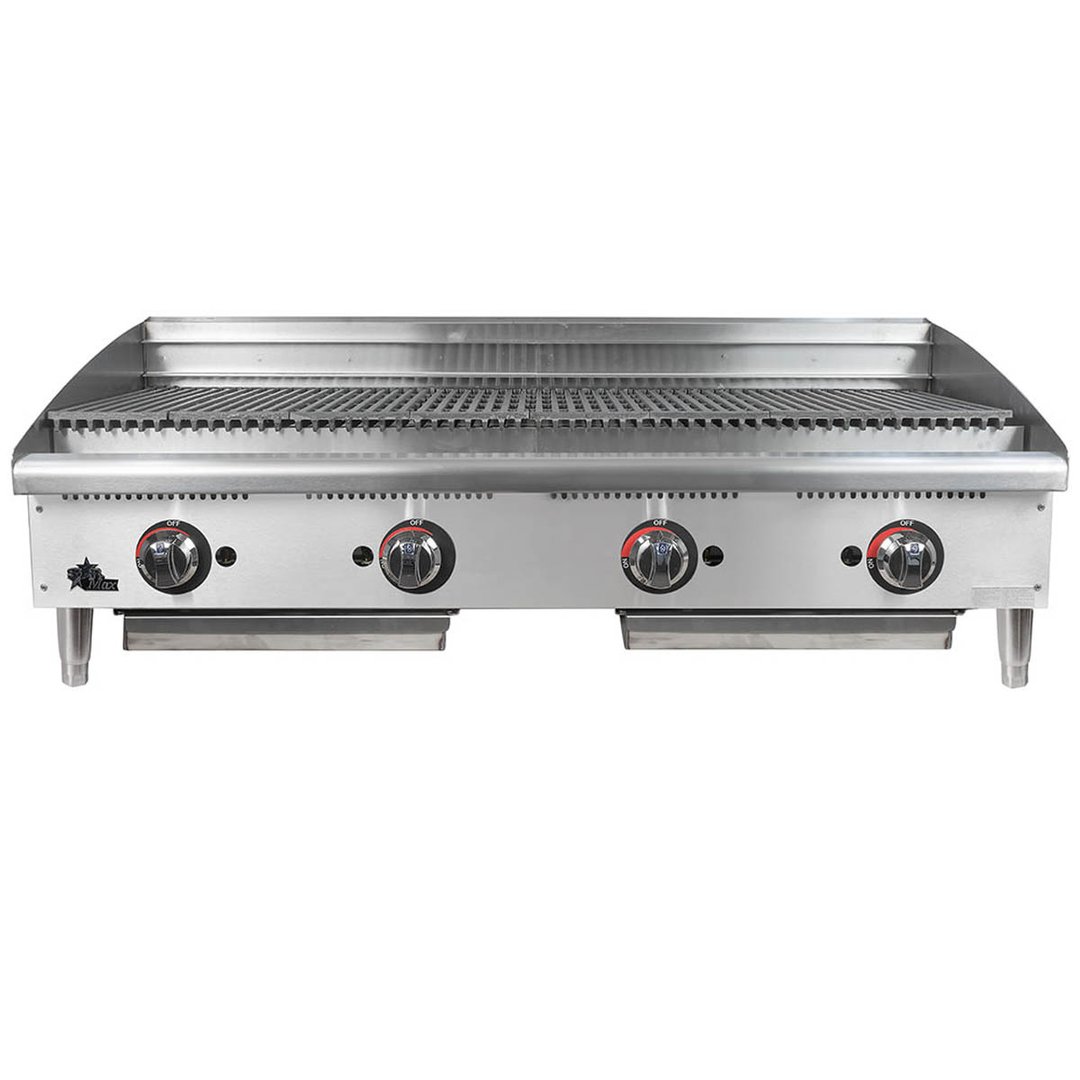 Star 6148RCBF 48" Countertop Gas Radiant Charbroiler w/ (4) Burners, 140.000 BTU