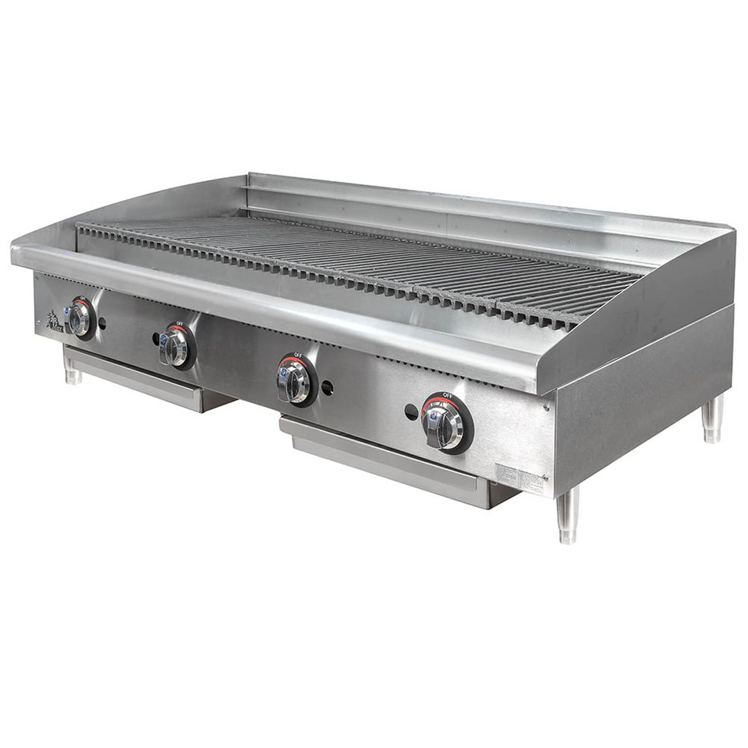 Star 6148RCBF 48" Countertop Gas Radiant Charbroiler w/ (4) Burners, 140.000 BTU