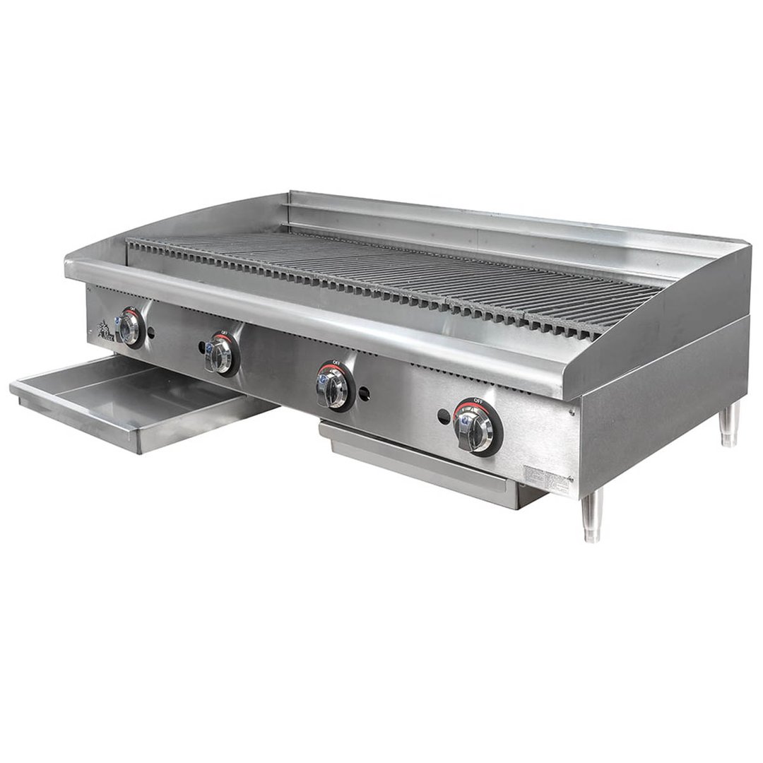 Star 6148RCBF 48" Countertop Gas Radiant Charbroiler w/ (4) Burners, 140.000 BTU