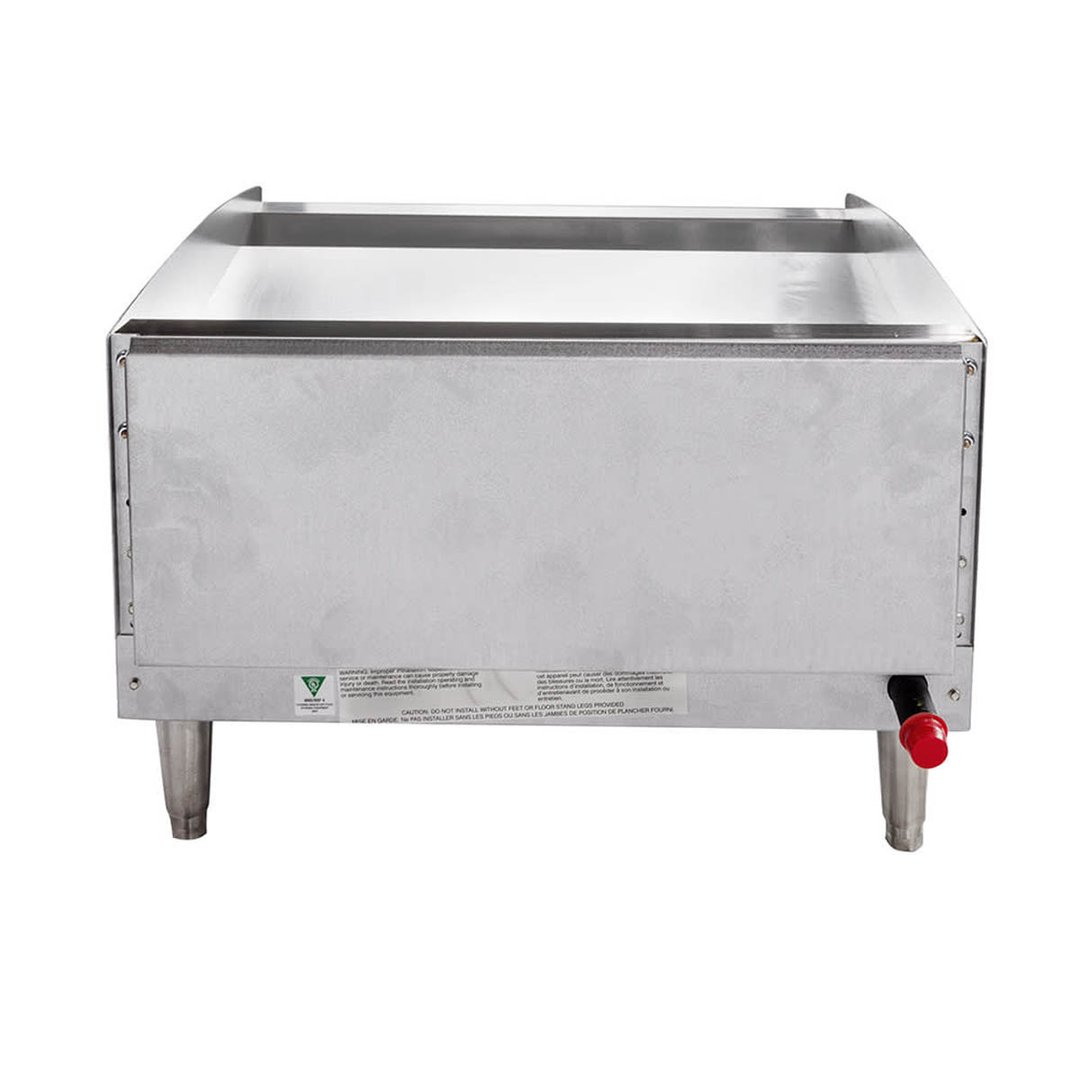 Star 624TF 24" Countertop Thermostatic Gas Griddle, 1" Steel Plate, 56.600 BTU