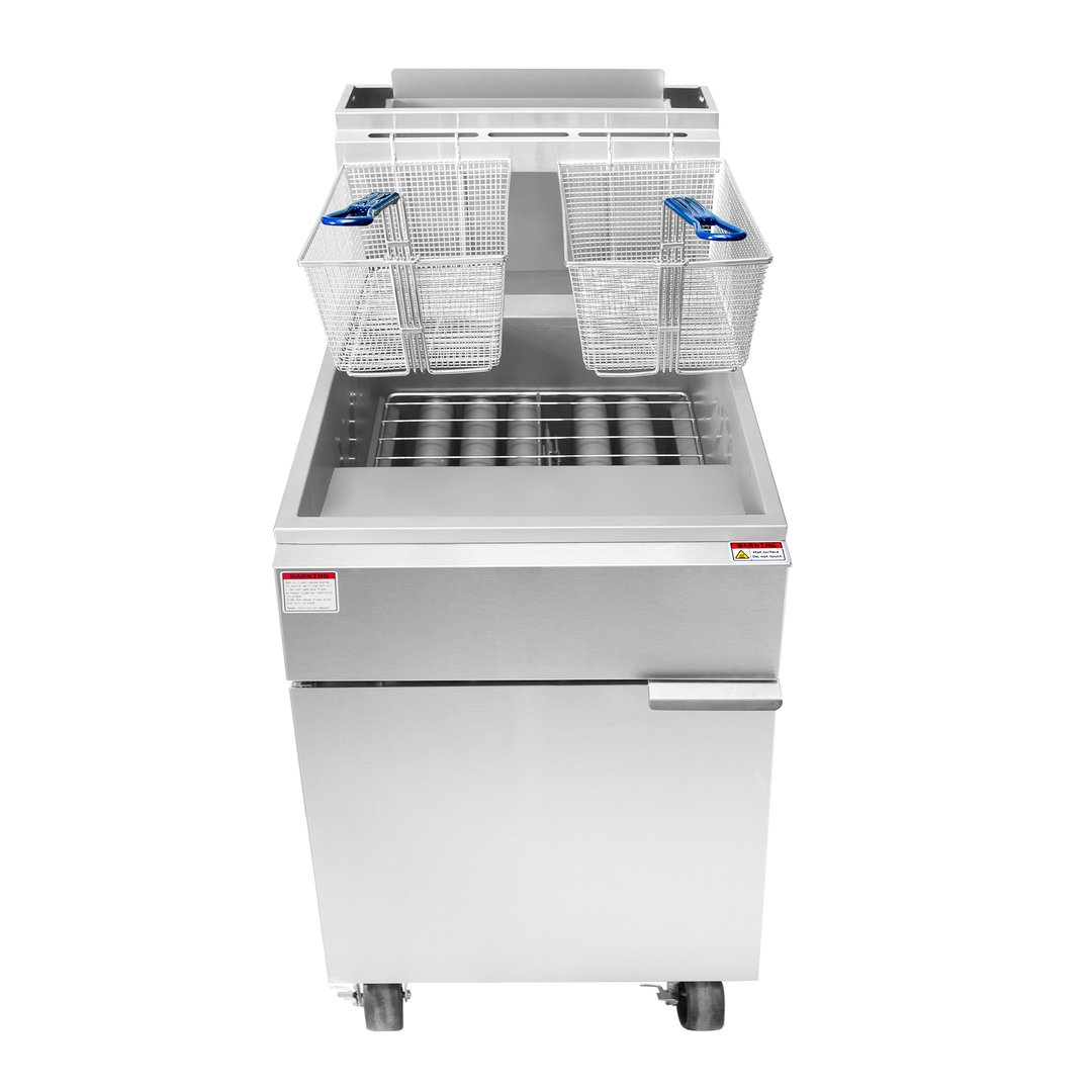 Atosa USA ATFS-75-LP Full Pot Floor Model Gas Fryer - Open box