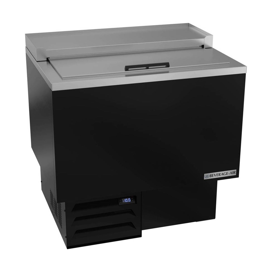 Beverage Air GF34HC-B 34" Glass and Plate Chiller, 6.4 cu. ft. - Open box