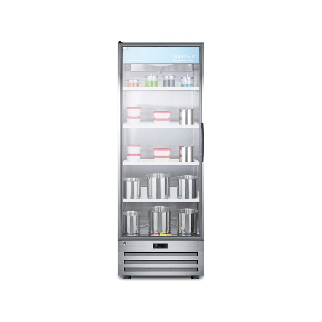 Accucold ACR1718LH 28" Glass Door Pharmaceutical Refrigerator, 17 cu. ft.